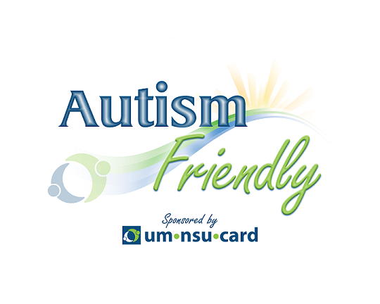 Autism Friendly sponsored by u.m. n.s.u. card.