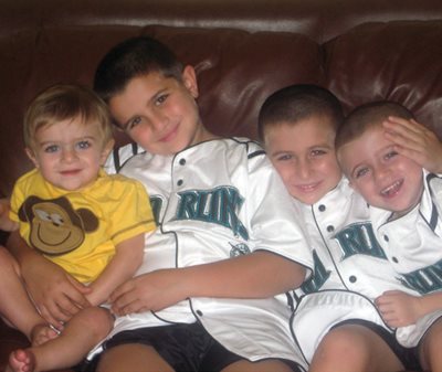Hunter with is his brothers